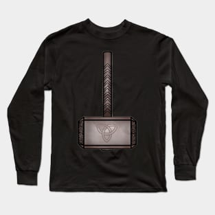 Hammer of the god of thunder. Long Sleeve T-Shirt